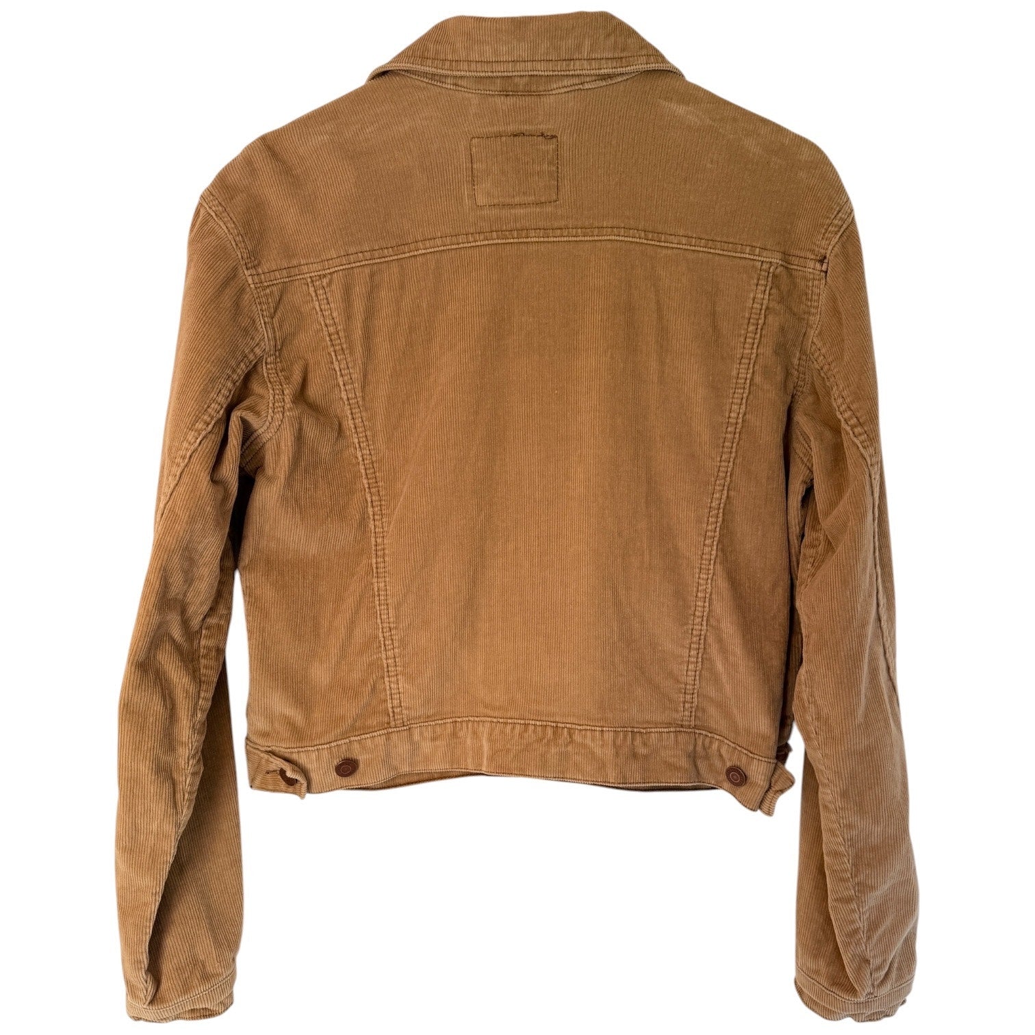 Levi Strauss Signature Corduroy Jacket Womens Small Tan Button Front Coat