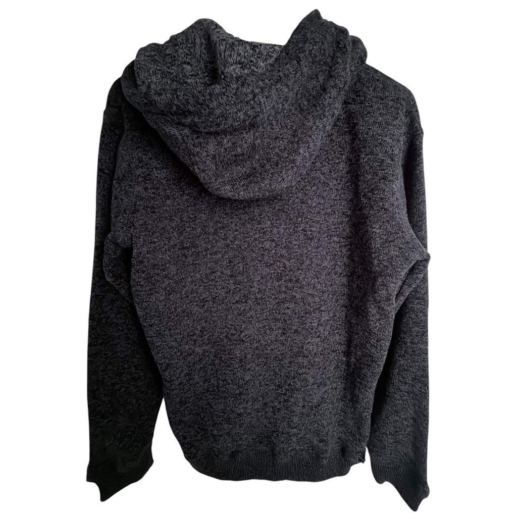 Quiksilver Full Zip Knit Hoodie Mens XL Gray