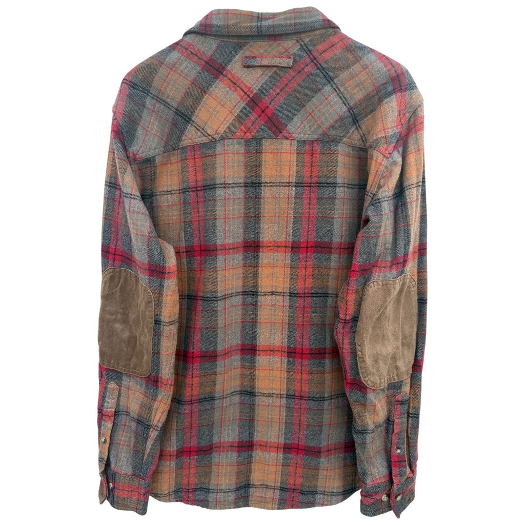 Legendary Whitetails Flannel Shirt Mens Large Plaid Outdoor Button Up