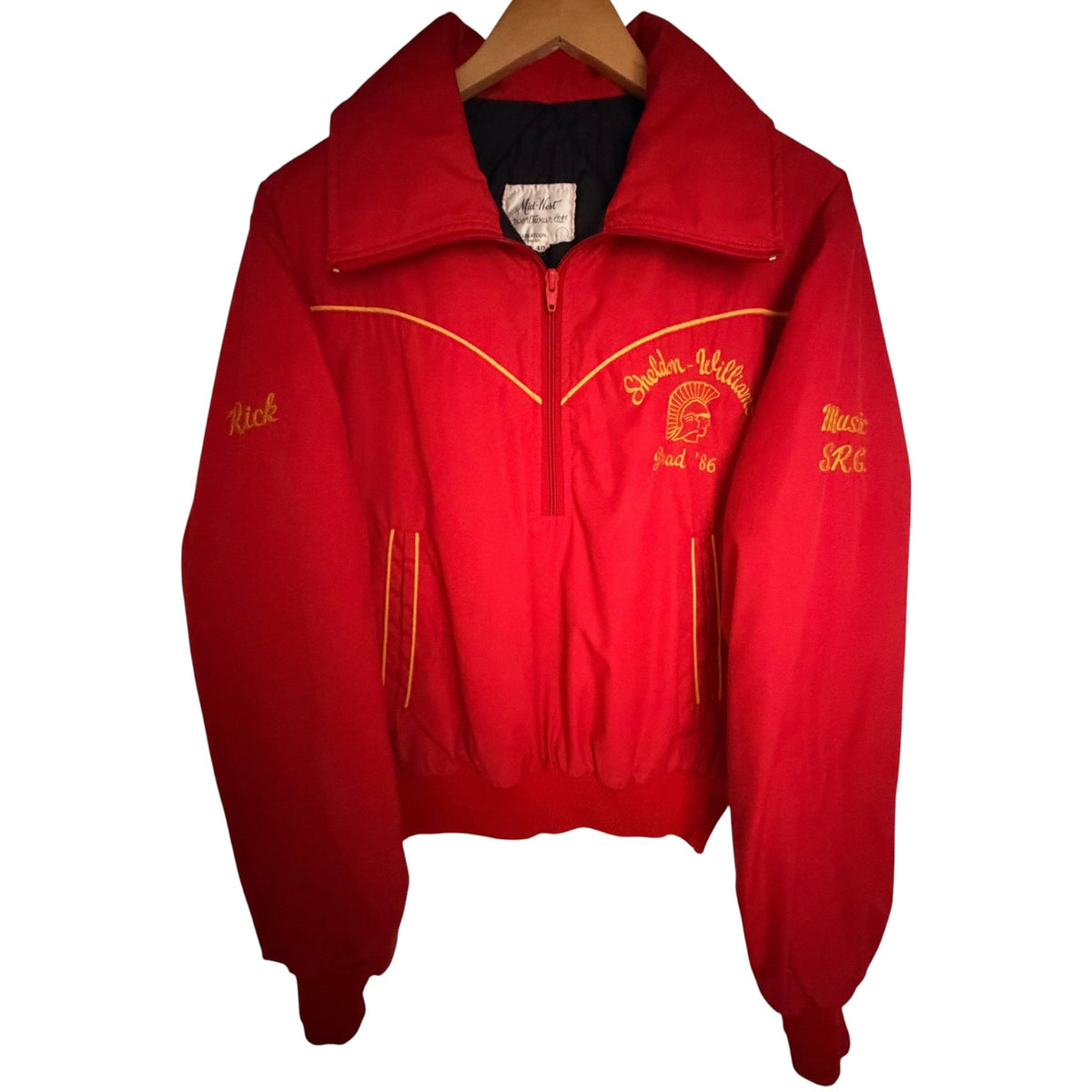 Mid-West Sportswear Ltd. Red Vintage 1986 Grad Jacket - Men's L