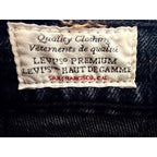 Levi's Wedgie Straight High-Rise Jeans Women's 27 Washed Black detail image 6