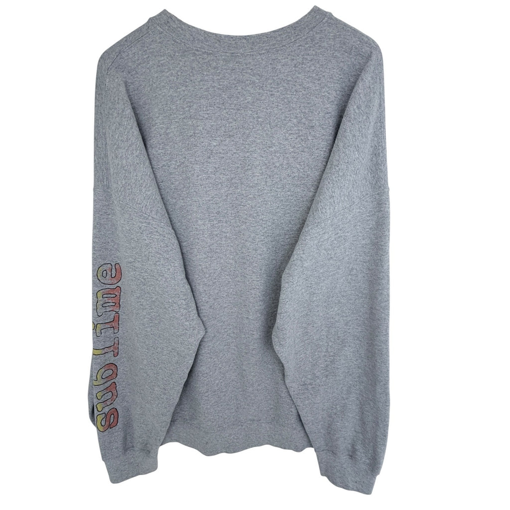 Sublime Big Meaty Sun Crewneck Sweatshirt Mens L XL Gray Graphic Pullover