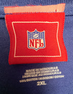 VF Imagewear Men's Blue New York Giants Super Bowl XLII Champions T-Shirt — brand label