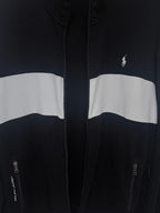 Polo Men's Navy Blue Colorblock Full-Zip Windbreaker Jacket — view 5