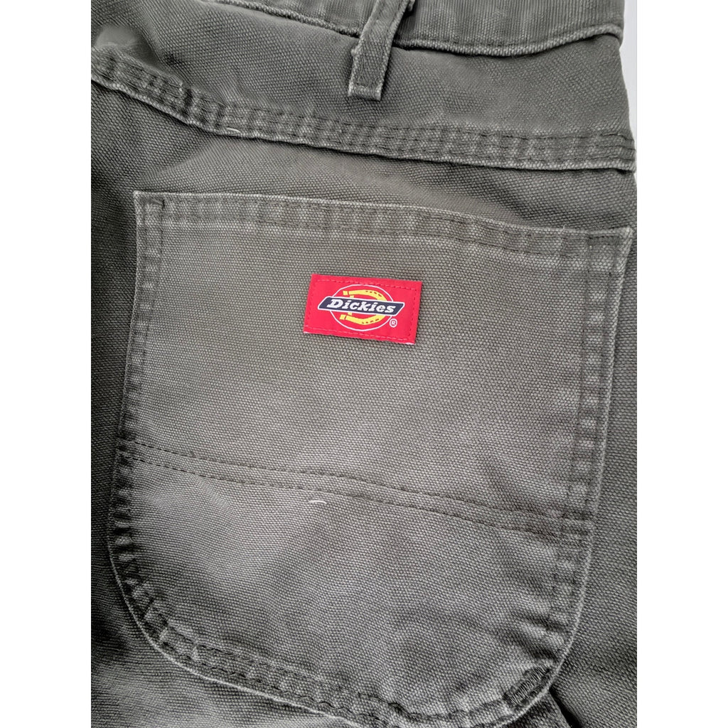 Dickies Carpenter Pants Mens 34x32 Gray Relaxed Fit Utility Work Jeans