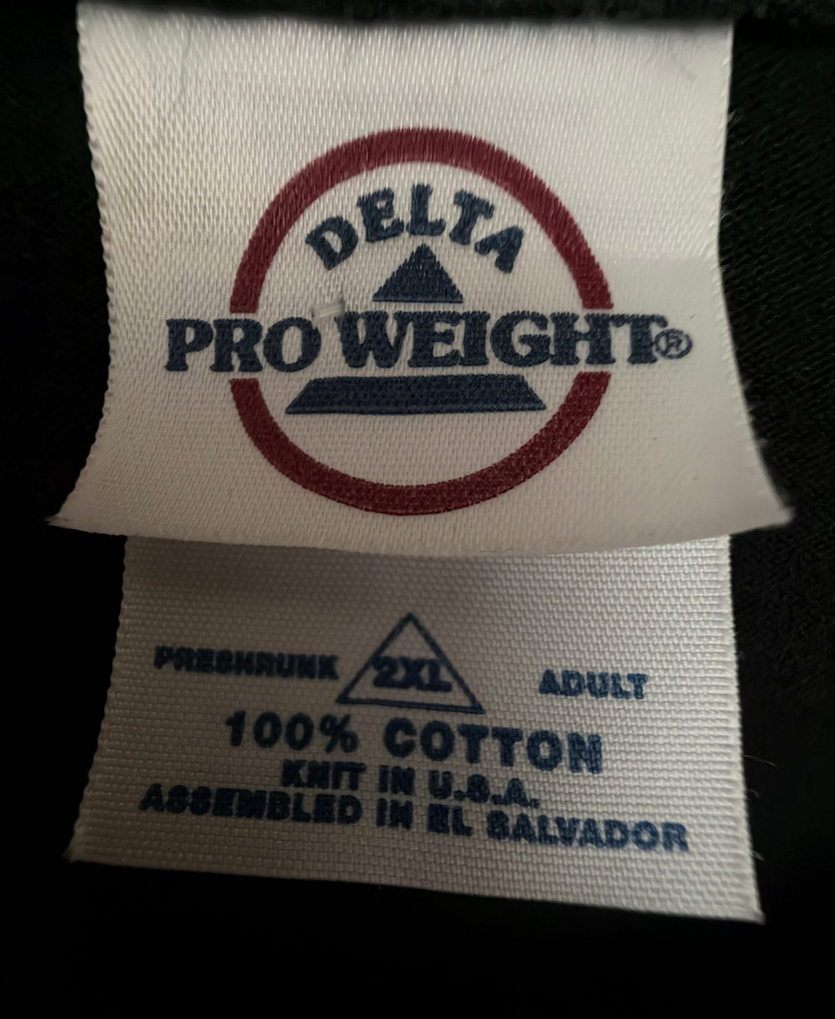 Delta Pro Weight Men's Black Arizona Diamondbacks Crewneck T-Shirt — brand label