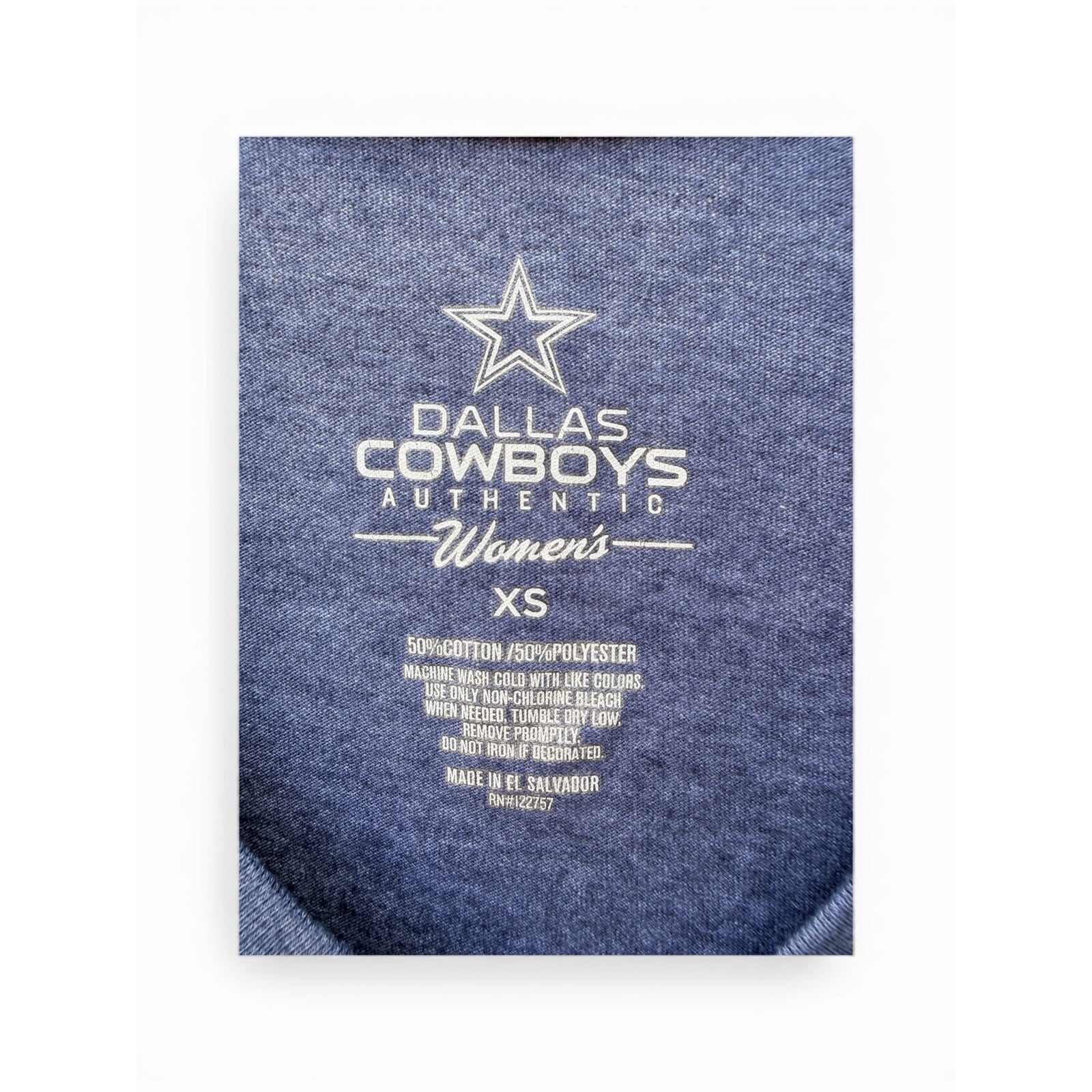 NFL Blue Tops Womens Dallas Cowboys modern top