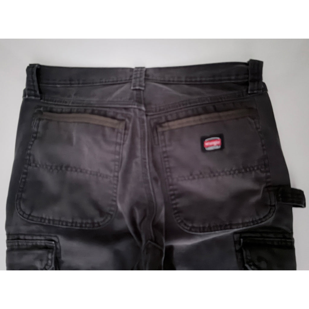 Wrangler Workwear Cargo Carpenter Pants Men's 32x32 Black Utility Work