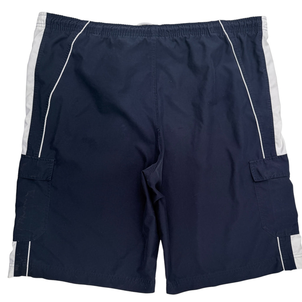 Nike Swim Trunks Mens XL Navy White Cargo Pocket Board Shorts