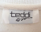Teddi Women's Cream Teal Colorblock Polo — photo 3