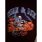 Budweiser Men's Black 2007 Fire & Ice Bike Rally T-Shirt XL — photo 3