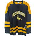 Teamwork Men's Black Yellow Scorpions #00 Hockey Jersey — photo 1