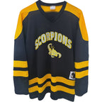 Teamwork Men's Black Yellow Scorpions #00 Hockey Jersey — photo 1