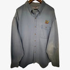 Chase Authentics Men's Blue Jeff Gordon NASCAR Denim Button-Up — photo 1